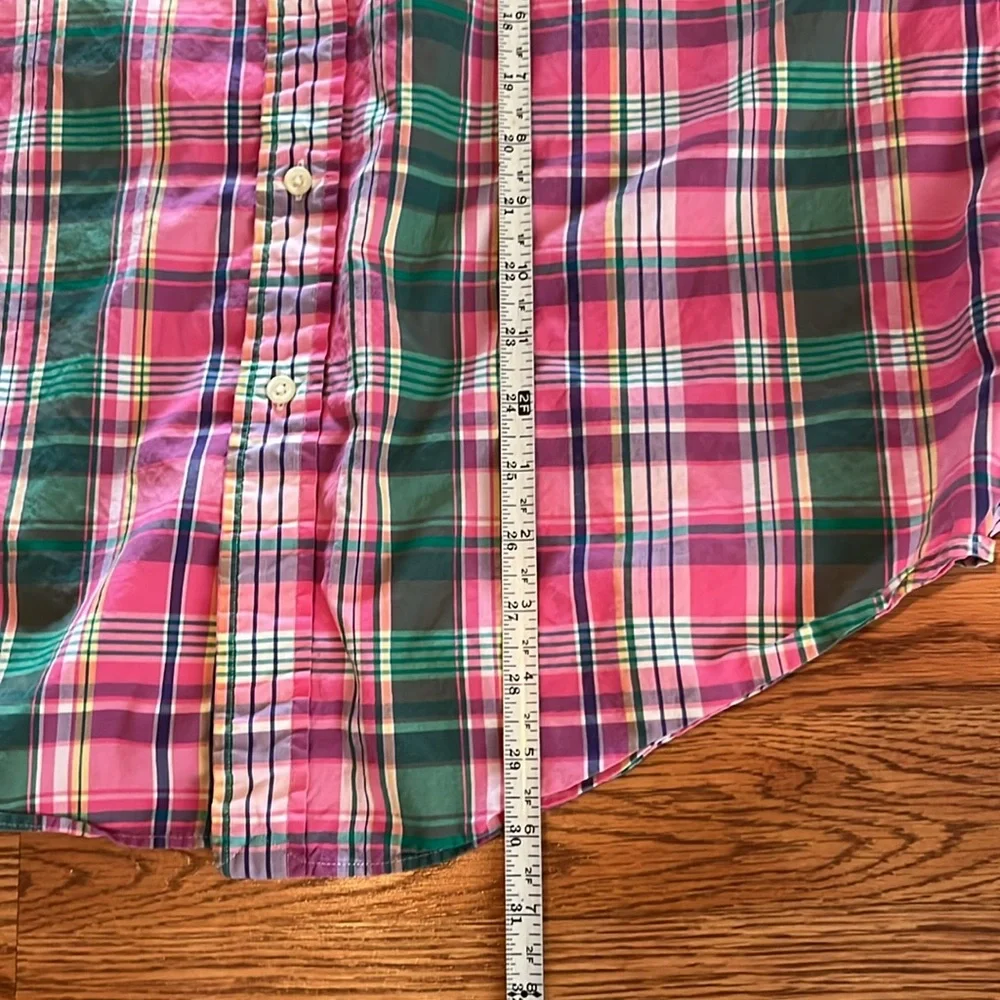 Ralph Lauren Multi Plaid Button Down Shirt